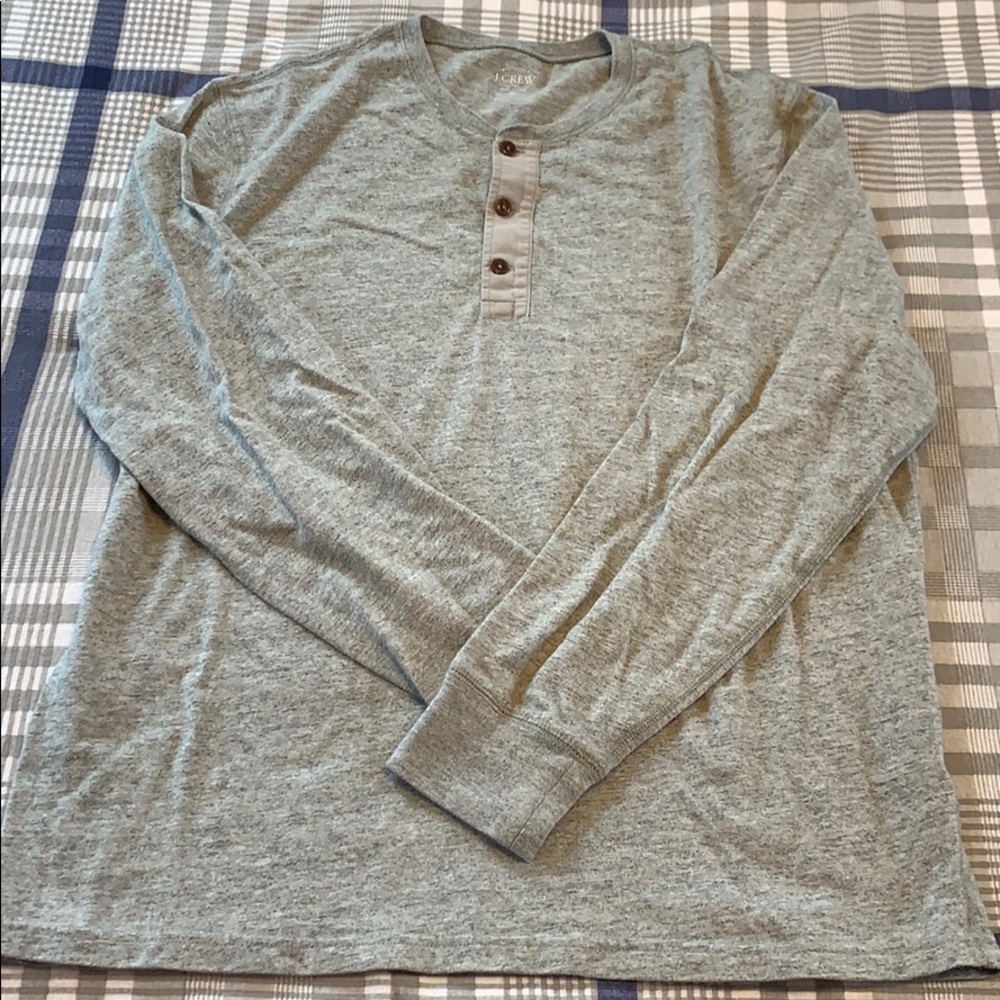 J. Crew Long Sleeve Henley XL